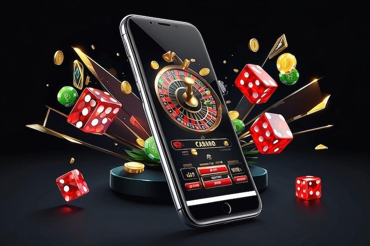 Antarmuka aplikasi mobile hanslot88 menampilkan menu permainan slot dan sportsbook